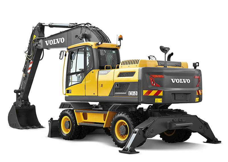 Колесный экскаватор VOLVO
